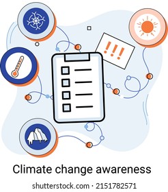 Change climate awareness metaphor, saving planet, World Environment Day, global warming ecological problems. human-induced observed and projected long-term changes mean climate. Nature saving strategy