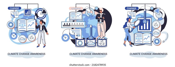 Klimawandel Bewusstseinsmetapher, Rettung Planeten, Weltumwelttag, globale Erwärmung ökologische Probleme. menschinduzierte und projizierte langfristige Veränderungen bedeuten das Klima. Naturschutzstrategie