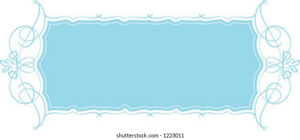 change the colors of this frame, or the size. Use just the end pieces if you wish.