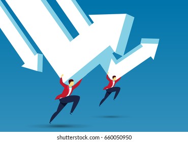 Change the direction of the arrowheads