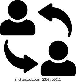 change glyph icon illustration vector