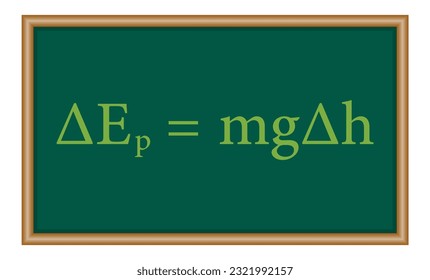 cambio en la fórmula de energía potencial gravitacional. Recursos físicos para profesores y estudiantes.