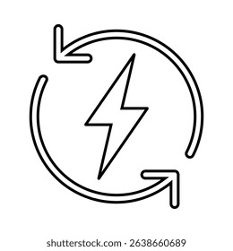 Change icon. Black vector illustration.