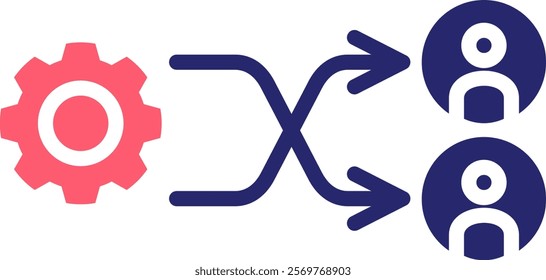 Change Icon Fill Vector Illustration