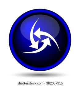 Change icon. Internet button on white background. EPS10 vector