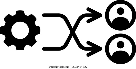 Change Icon Mixed Vector Illustration
