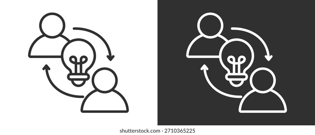 Conjunto De Iconos De Cambio Colección De Vector Aislado En Blanco Y Negro