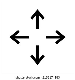 Change icon size. Image, display, custom size, on white background, eps 10.