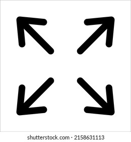 Change icon size. Image, display, custom size, on white background, eps 10.