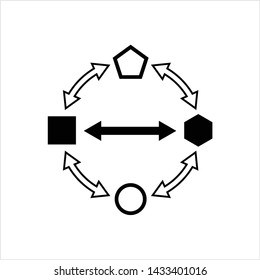 Change Icon, Change Vector Art Illustration