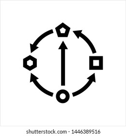 Change Icon, Change Vector Art Illustration