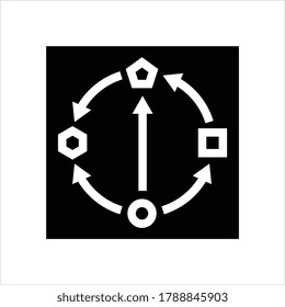 Change Icon, Change Vector Art Illustration