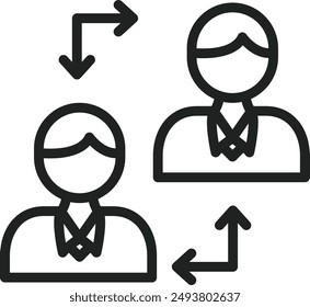 Change icon vector image. Suitable for mobile application web application and print media.