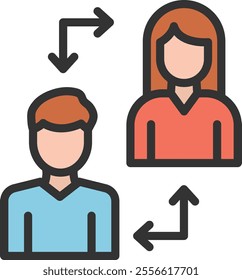 Change icon vector image. Suitable for mobile application web application and print media.