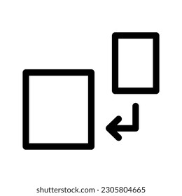 Change Icon Vector Symbol Design Illustration