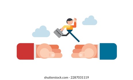 Change job or career, escape from toxic office, determination and courage to change to better place.