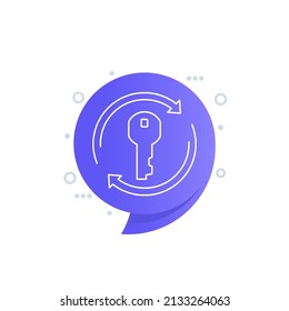 change key line icon for web