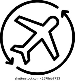 change line icon illustration vector