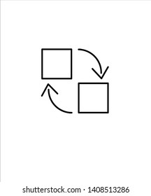 change line icon,vector best line icon.
