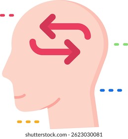 Alterar design de ícone de vetor de linha