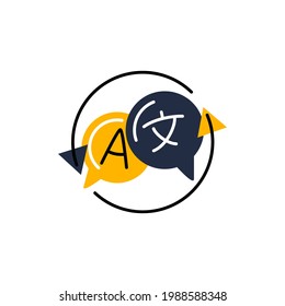 Change location. Vector icon in bold line style