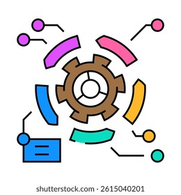 change management analyst line icon vector. change management analyst sign. isolated symbol illustration