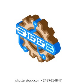 change management business process isometric icon vector. change management business process sign. isolated symbol illustration