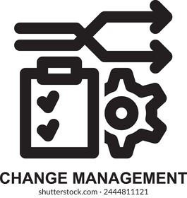 change management, changing, transformation, transition, management, project management expanded agile outline icon license for web mobile app presentation printing