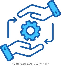 Change Management Icon Element For Design