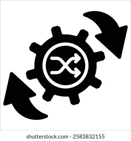 Change Management Icon Element For Design
