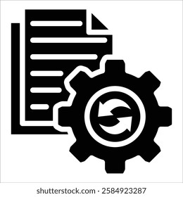 Change Management Icon Element For Design