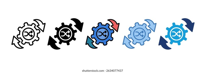 Elemento de icono de gestión de cambios para el diseño