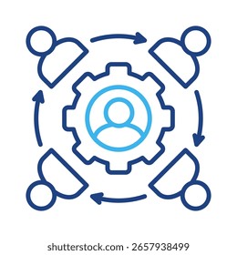 Elemento de icono de gestión de cambios para el diseño