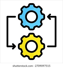 Elemento de icono de gestión de cambios para el diseño