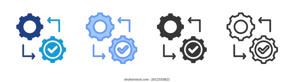 Change Management icon set multiple style collection