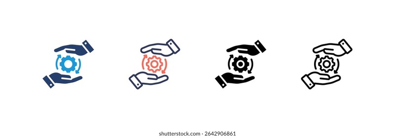 Change Management Icon set multiple style collection