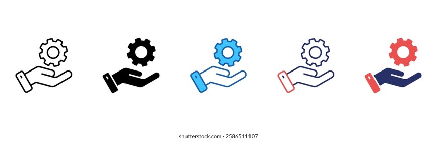 Change Management icon sheet multiple style collection