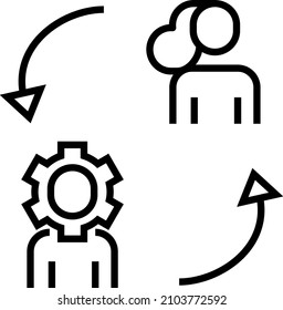 Management-Symbol ändern, Vektorgrafik