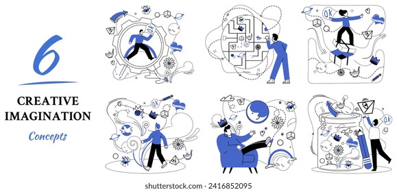 Change management vector illustration. Occupational perfection is sweet fruit harvested from orchard meticulous change planning Change management is compass steering businesses through dynamic seas