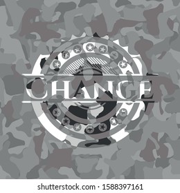 Change on grey camo pattern