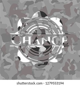 Change on grey camouflaged texture