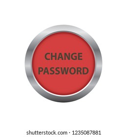 Change password button, web design element