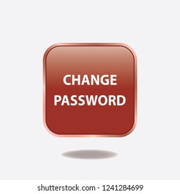 Change password button, web design element