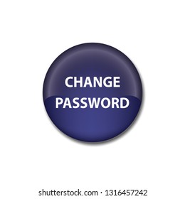 Change password button, web design element