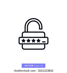 Change Password Icon Vector Stock Illustration Stock Vector (Royalty ...