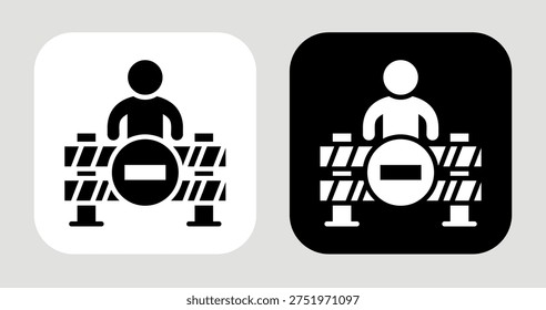 Change Resistance Icon In Black and White Glyph Style