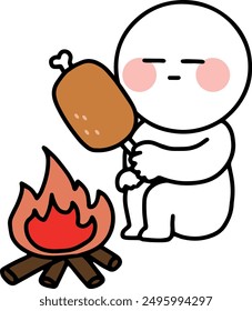 Chang'e sky lantern moon full moon grapefruit rabbit jade rabbit barbecue teapot mortar lantern moon viewing moon cakes fireworks