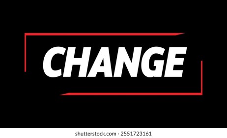 change text effect on green screen background.