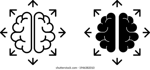 change thinking icon  , vector