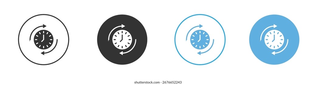 Alterar ou atualizar o ícone de data. Modelo de design de ícone gráfico